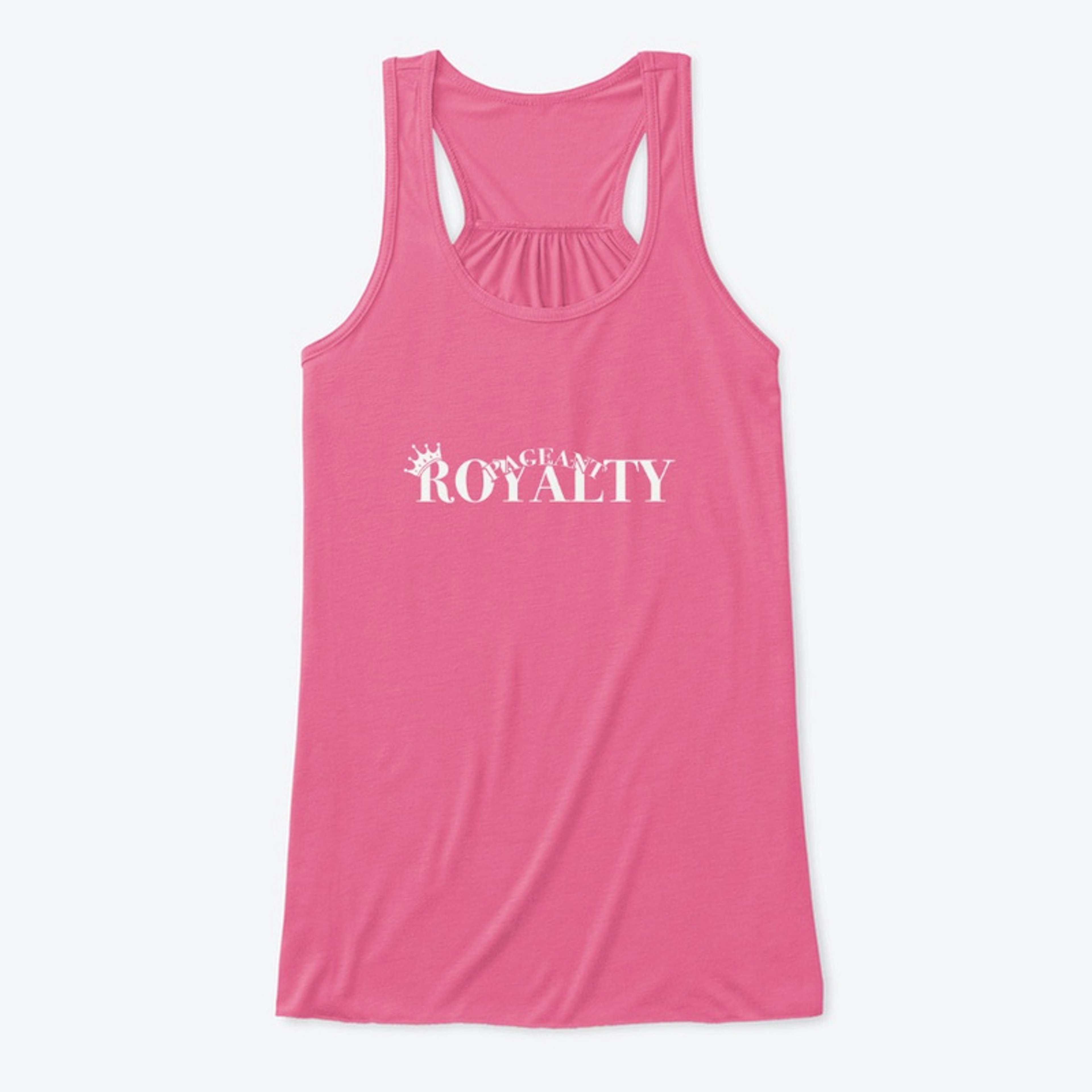 Pageant Royalty Tank Top white