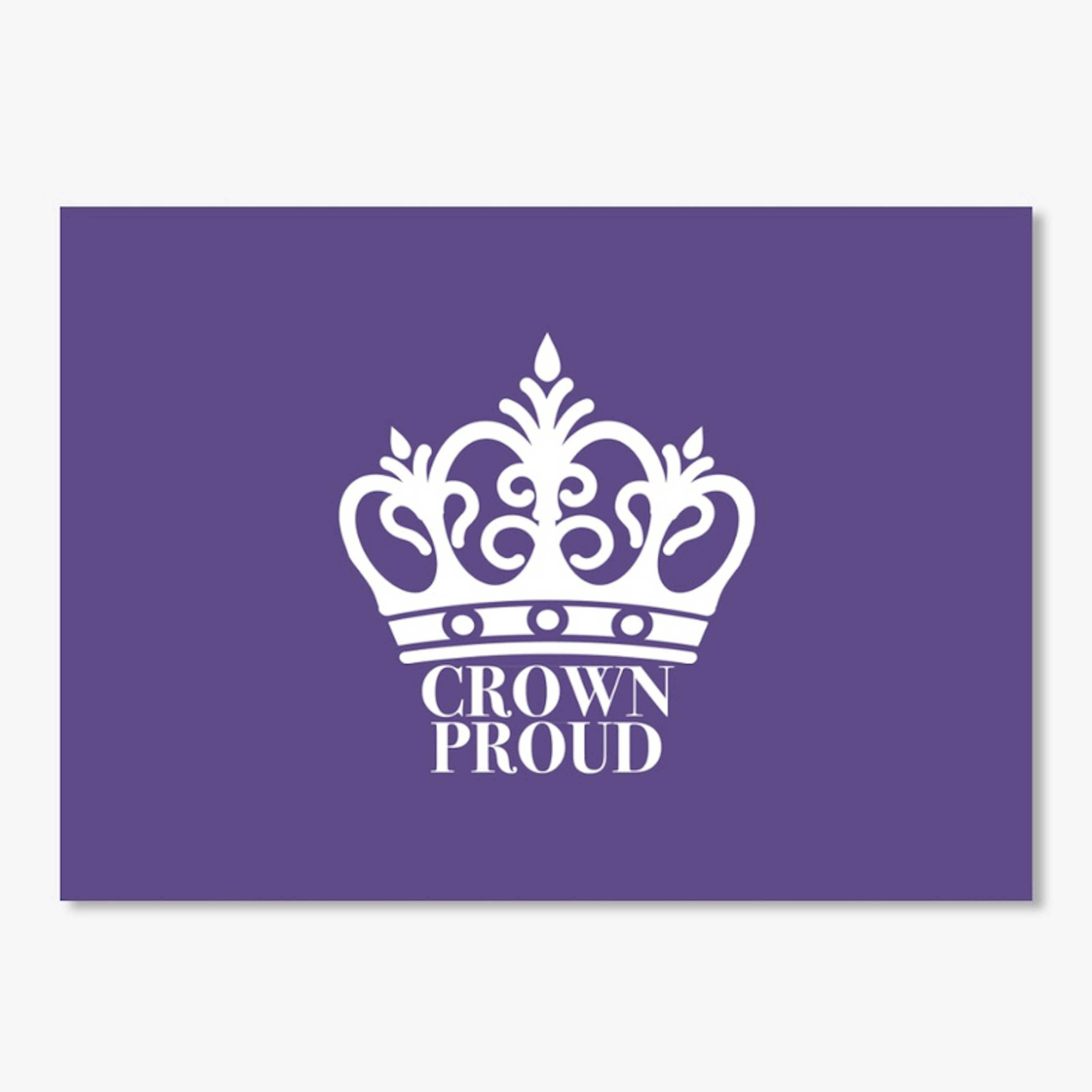 Crown Proud sticker w