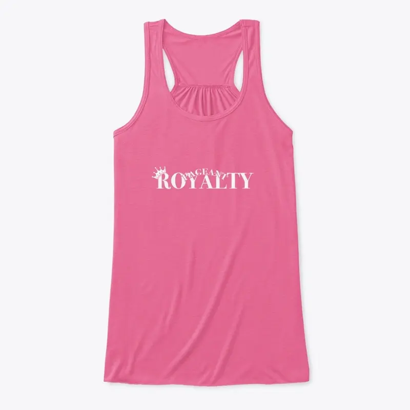 Pageant Royalty Tank Top white