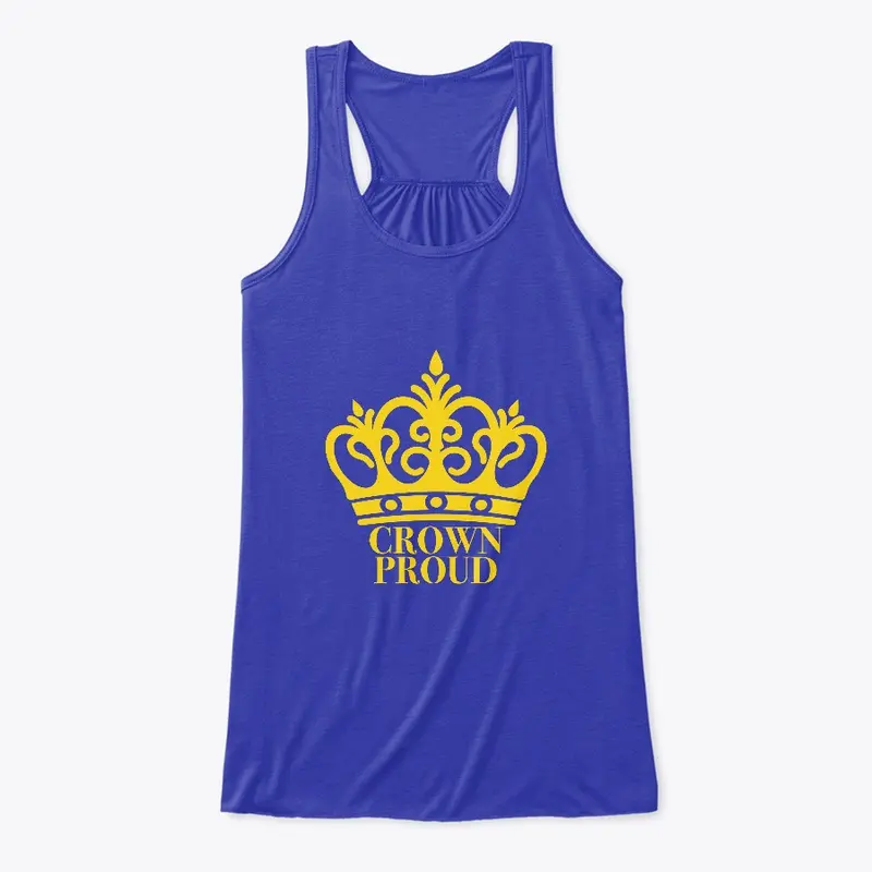 Crown Proud Tank Top-gold